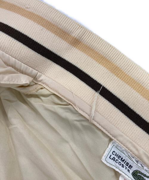 CHEMISE LACOSTE（シュミーズ ラコステ）CHEMISE LACOSTE (シュミーズ ラコステ) 70's ドリズラージャケット アイボリー サイズ:Lの古着・服飾アイテム