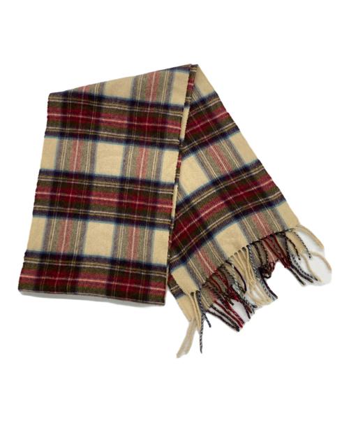JOHNSTONS OF ELGIN（ジョンストンズオブエルガン）JOHNSTONS OF ELGIN (ジョンストンズオブエルガン) カシミヤマフラー ベージュの古着・服飾アイテム