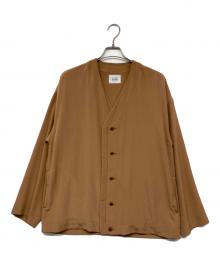 UNITED ARROWS & SONS（ユナイテッドアローズ アンド サンズ）の古着「RIPPLE CARDIGAN」｜ベージュ