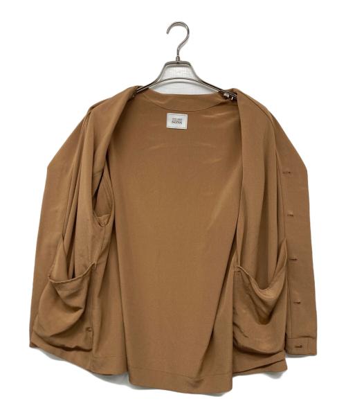 UNITED ARROWS & SONS（ユナイテッドアローズ アンド サンズ）UNITED ARROWS & SONS (ユナイテッドアローズ アンド サンズ) RIPPLE CARDIGAN ベージュ サイズ:Ｍの古着・服飾アイテム