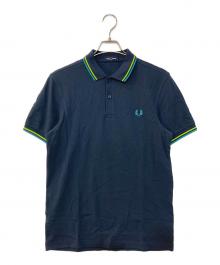 FRED PERRY（フレッドペリー）の古着「Twin Tipped Fred Perry Shirt ポロシャツ」｜ネイビー