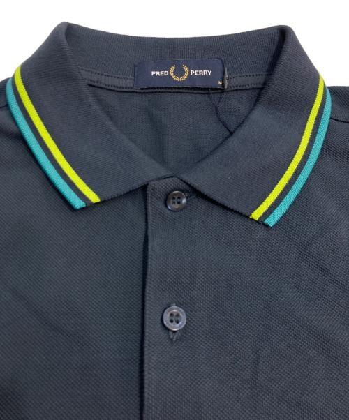 FRED PERRY（フレッドペリー）FRED PERRY (フレッドペリー) Twin Tipped Fred Perry Shirt ポロシャツ ネイビー サイズ:Mの古着・服飾アイテム