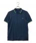 FRED PERRY（フレッドペリー）の古着「Twin Tipped Fred Perry Shirt ポロシャツ」｜ネイビー