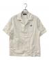 FRED PERRY（フレッドペリー）の古着「PIQUE TEXTURE REVERE COLLAR SHIRT ピケ テクスチャー リビア カラー シャツ」｜ホワイト
