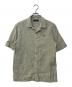 FRED PERRY（フレッドペリー）の古着「Microgingham Seersucker Shirt マイクロギンガムシアサッカーシャツ」｜グリーン