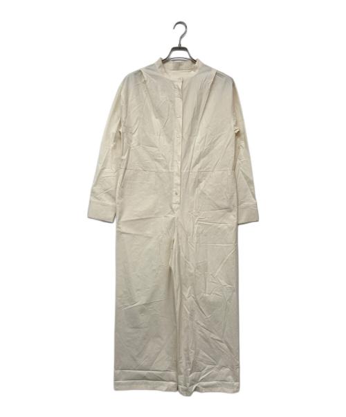 TODAYFUL（トゥデイフル）TODAYFUL (トゥデイフル) Typewriter Shirts Combinaison / タイプライターシャツコンビネゾン オールインワン アイボリー サイズ:36の古着・服飾アイテム