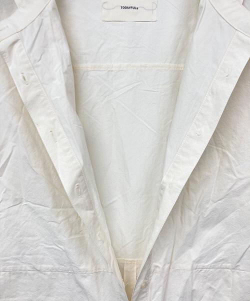 TODAYFUL（トゥデイフル）TODAYFUL (トゥデイフル) Typewriter Shirts Combinaison / タイプライターシャツコンビネゾン オールインワン アイボリー サイズ:36の古着・服飾アイテム