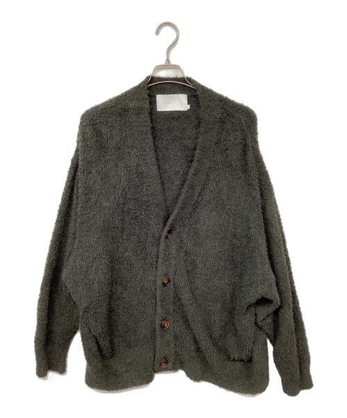 i'm here（アイムヒアー）i'm here (アイムヒアー) シャギーカーディガン グリーン サイズ:Mの古着・服飾アイテム