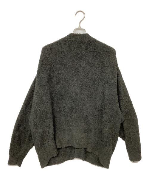 i'm here（アイムヒアー）i'm here (アイムヒアー) シャギーカーディガン グリーン サイズ:Mの古着・服飾アイテム