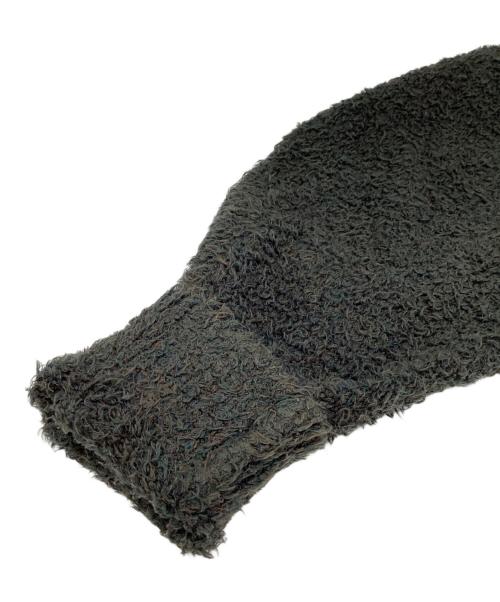 i'm here（アイムヒアー）i'm here (アイムヒアー) シャギーカーディガン グリーン サイズ:Mの古着・服飾アイテム