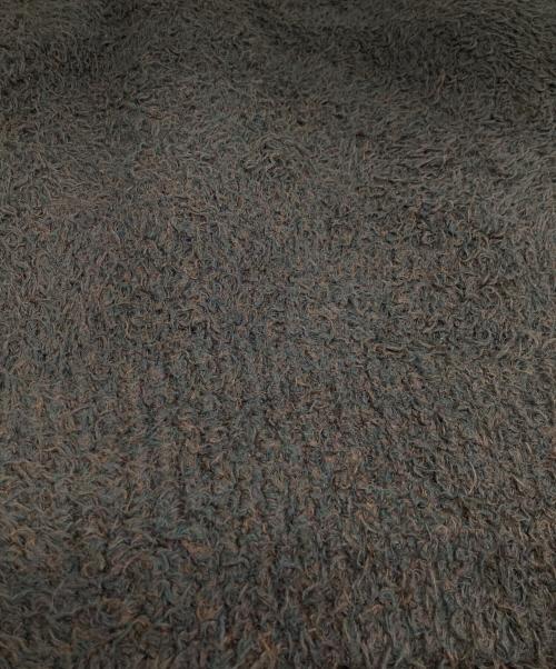 i'm here（アイムヒアー）i'm here (アイムヒアー) シャギーカーディガン グリーン サイズ:Mの古着・服飾アイテム