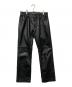 OLD GAP（オールドギャップ）の古着「STRAIGHT FIT レザーパンツ」｜ブラック