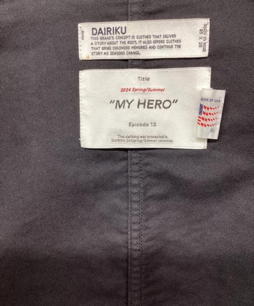 DAIRIKU（ダイリク）DAIRIKU (ダイリク) Mole Skin Military Jacket ネイビー サイズ:Mの古着・服飾アイテム