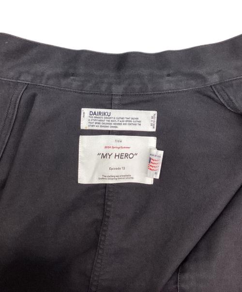 DAIRIKU（ダイリク）DAIRIKU (ダイリク) Mole Skin Military Jacket ネイビー サイズ:Mの古着・服飾アイテム