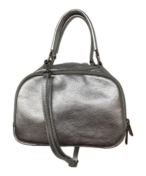 AULENTTI（オウレンティ）AULENTTI (オウレンティ) 2WAYバッグ シルバーの古着・服飾アイテム