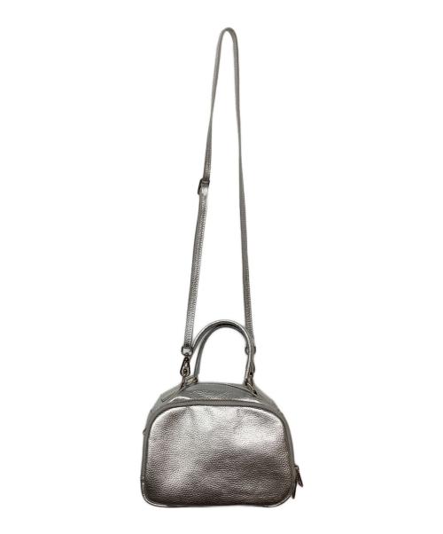 AULENTTI（オウレンティ）AULENTTI (オウレンティ) 2WAYバッグ シルバーの古着・服飾アイテム