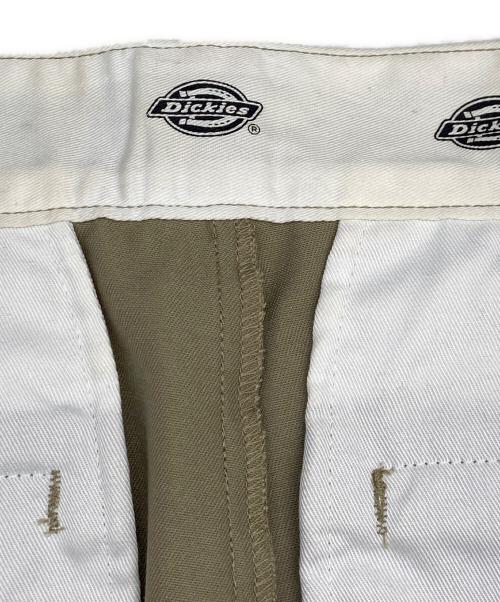 Dickies（ディッキーズ）Dickies (ディッキーズ) ok.soon (オクスン) タックワイドワークパンツ ベージュ サイズ:Sの古着・服飾アイテム