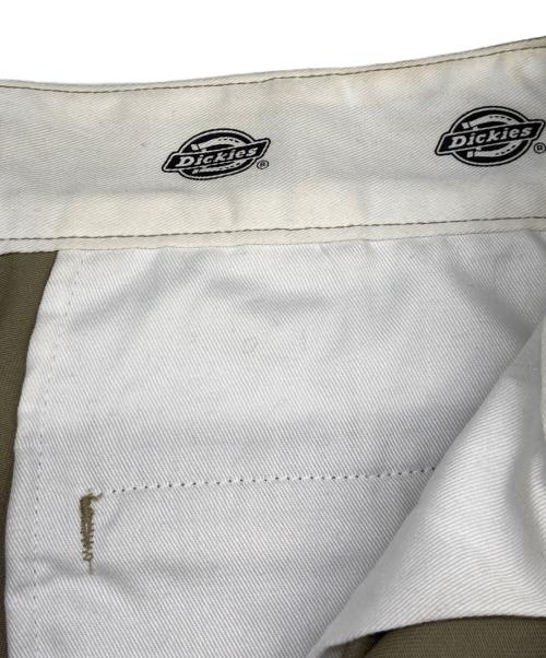 Dickies（ディッキーズ）Dickies (ディッキーズ) ok.soon (オクスン) タックワイドワークパンツ ベージュ サイズ:Sの古着・服飾アイテム
