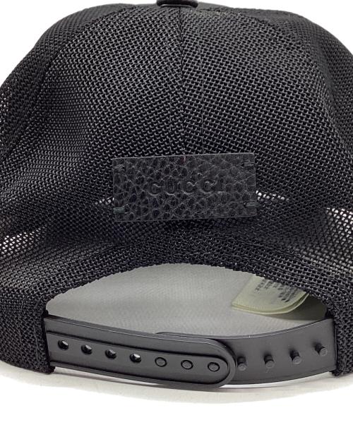 GUCCI（グッチ）GUCCI (グッチ) ロゴキャップ ブラック サイズ:L（59cm）の古着・服飾アイテム