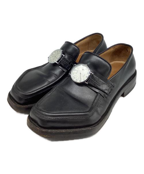 MAGLIANO（マリアーノ）MAGLIANO (マリアーノ) 時計付きモンスターローファー ブラック サイズ:42の古着・服飾アイテム