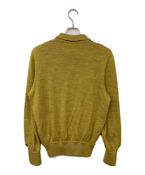 MAGLIANO（マリアーノ）MAGLIANO (マリアーノ) OPTICAL KNITTED SHIRT イエロー サイズ:Mの古着・服飾アイテム