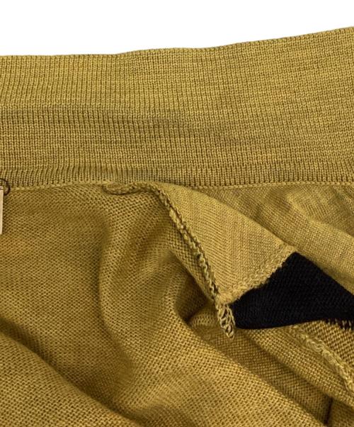 MAGLIANO（マリアーノ）MAGLIANO (マリアーノ) OPTICAL KNITTED SHIRT イエロー サイズ:Mの古着・服飾アイテム