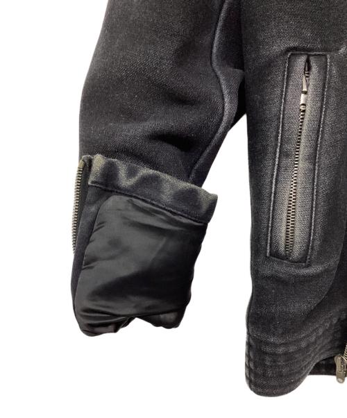 Maison Margiela（メゾンマルジェラ）Maison Margiela (メゾンマルジェラ) ダブルライダースジャケット ブラック サイズ:46の古着・服飾アイテム