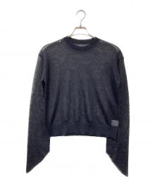 IIROT（イロット）の古着「Sheer mohair Knit」｜グレー