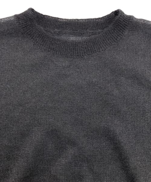 IIROT（イロット）iirot (イロット) Sheer mohair Knit グレー サイズ:Fの古着・服飾アイテム