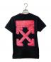 OFFWHITE (オフホワイト) ARROW SLIM T-SHIRT バックプリントTシャツ ブラック サイズ:XS：8000円