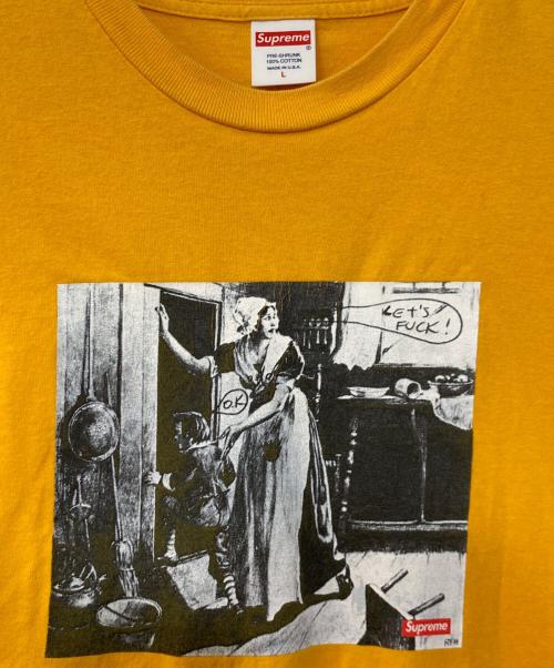SUPREME（シュプリーム）SUPREME (シュプリーム) Hiding From Indians Tee イエロー サイズ:Lの古着・服飾アイテム