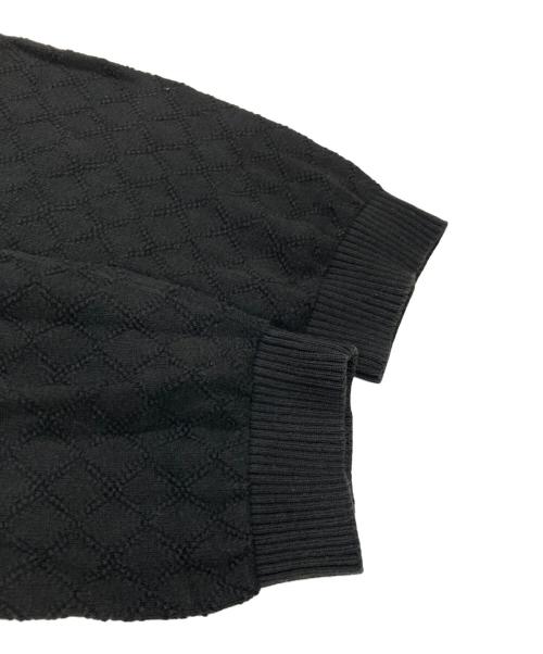 SUPREME（シュプリーム）SUPREME (シュプリーム) Knit Stripe L/S Polo ブラック サイズ:Lの古着・服飾アイテム