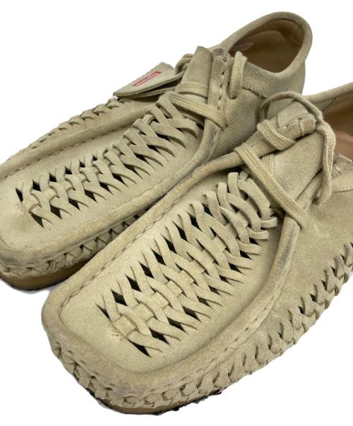 CLARKS（クラークス）CLARKS (クラークス) SUPREME (シュプリーム) Wallabee ベージュ サイズ:UK8の古着・服飾アイテム