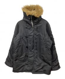 ALPHA（アルファ）の古着「N-3Bタイプコート」｜ブラック