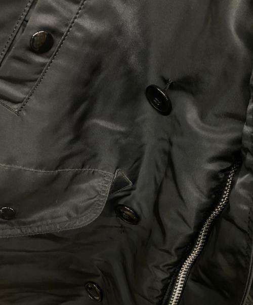 ALPHA（アルファ）ALPHA (アルファ) N-3Bタイプコート ブラック サイズ:MEDIUMの古着・服飾アイテム