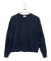 UNITED ARROWS & SONS（ユナイテッドアローズ アンド サンズ）の古着「B/INLAY CREW SWEAT/」｜ネイビー
