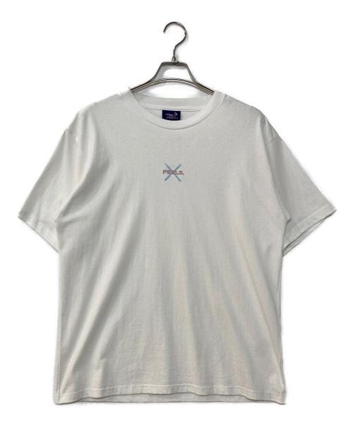 FEELS（フィールズ）FEELS (フィールズ) CROSS LOGO T-SHIRT ホワイト サイズ:Lの古着・服飾アイテム