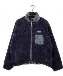 FEELS（フィールズ）の古着「BOA FLEECE ZIP JACKET」｜ネイビー