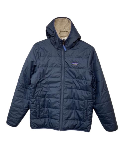 Patagonia（パタゴニア）Patagonia (パタゴニア) ボーイズ・リバーシブル・レディ・フレディ・フーディ ネイビー サイズ:XXL 16-18 キッズサイズの古着・服飾アイテム