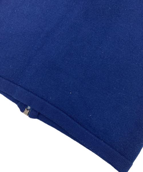 Onitsuka Tiger（オニツカタイガー）Onitsuka Tiger (オニツカタイガー) ダブルジップドライバーズニット ブルー サイズ:Lの古着・服飾アイテム