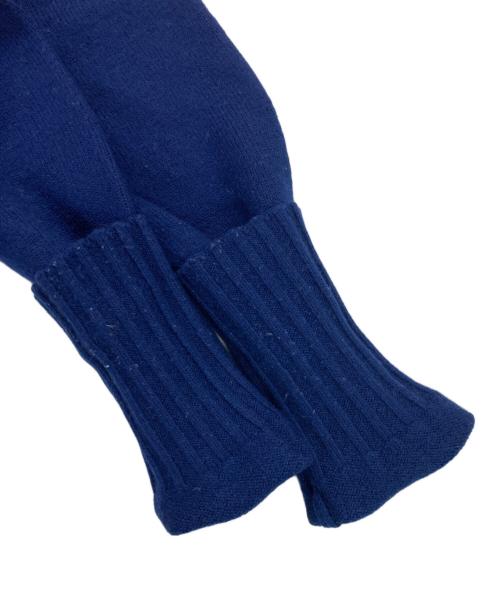 Onitsuka Tiger（オニツカタイガー）Onitsuka Tiger (オニツカタイガー) ダブルジップドライバーズニット ブルー サイズ:Lの古着・服飾アイテム