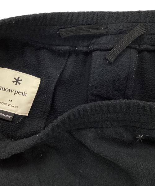 Snow peak（スノーピーク）Snow peak (スノーピーク) Micro Fleece Pants ブラック サイズ:Ｍの古着・服飾アイテム