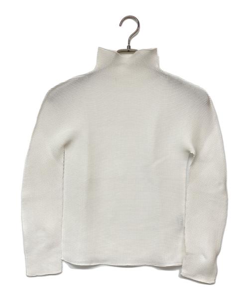 me ISSEY MIYAKE（ミーイッセイ ミヤケ）me ISSEY MIYAKE (ミーイッセイ ミヤケ) STRETCH PLEATS カットソー ホワイト サイズ:FREEの古着・服飾アイテム