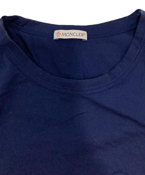 MONCLER（モンクレール）MONCLER (モンクレール) MAGLIA Tシャツ ネイビー サイズ:Mの古着・服飾アイテム