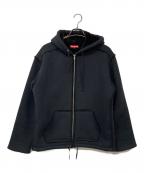 SUPREMEシュプリーム）の古着「faux shearling hooded jacket」｜ブラック