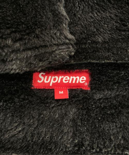 SUPREME（シュプリーム）SUPREME (シュプリーム) faux shearling hooded jacket ブラック サイズ:Mの古着・服飾アイテム