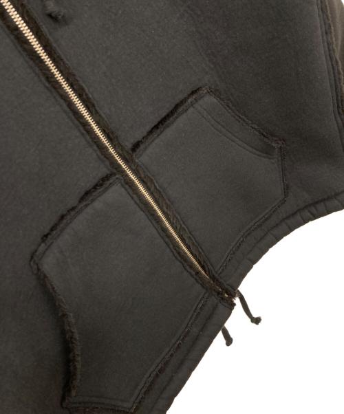 SUPREME（シュプリーム）SUPREME (シュプリーム) faux shearling hooded jacket ブラック サイズ:Mの古着・服飾アイテム