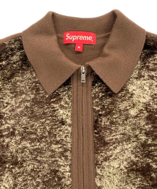SUPREME（シュプリーム）SUPREME (シュプリーム) Faux Fur Zip Up Cardigan ブラウン サイズ:Ｍの古着・服飾アイテム