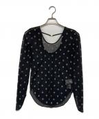 SORINソリン）の古着「SWAN LAKE U-NECK TOP」｜ブラック