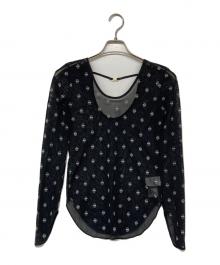 SORIN（ソリン）の古着「SWAN LAKE U-NECK TOP」｜ブラック